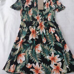 Salty Lemon Women’s Off Shoulder Floral Dress Size L, Brand New With Tags